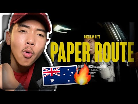 Hooligan Hefs - Paper Route AMERICAN REACTION! Australian Drill Rap Music 🇦🇺🔥 US / USA REACTS