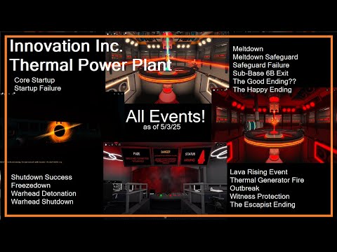 All IITPP endings/events | Innovation Inc. Thermal Power Plant
