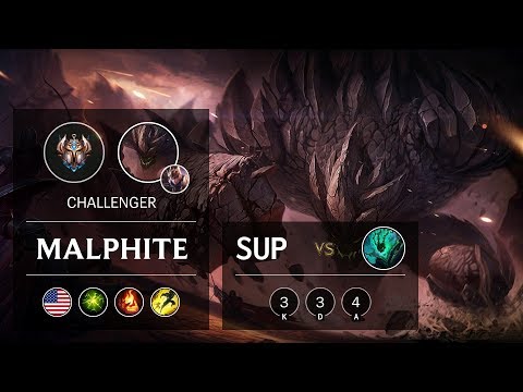 Malphite Support vs Thresh - NA Challenger Patch 9.7