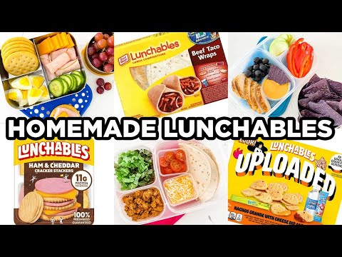 3 Homemade Lunchables (Healthy!) | Lunch Box Ideas for Kids by MOMables