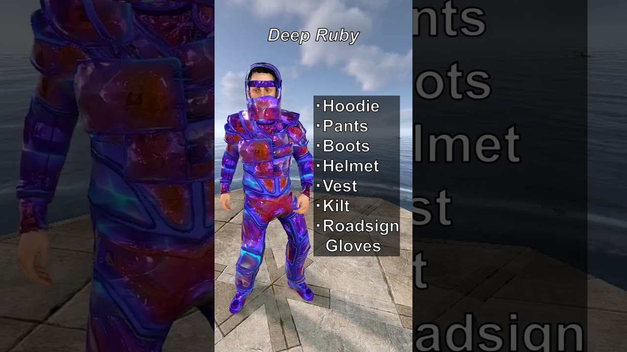 Rust Deep Ruby Armor Set