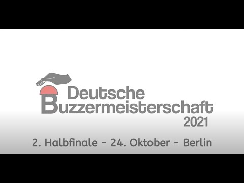 Deutsche Quizmeisterschaft 2021 - Buzzerwettbewerb Halbfinale 2