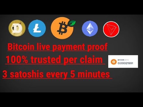 Bitcoin per claim 3 satoshis live payment proof without investment 2022| real websites #techtalha