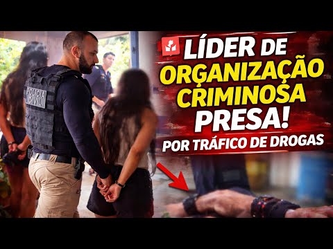 Mulher líder de organização criminosa por tráfico de drogas é presa no AM