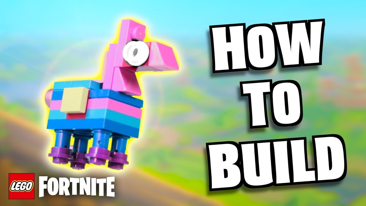build your own lego fortnite glider and loot llama instructions the brothers brick the brothers brick - lego fortnite battle royale game