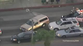 Los Angeles Police Chase September, 2016 KNBC Crash Shootgun Die Died Live FOX