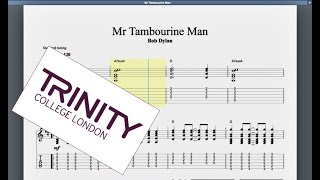Mr Tambourine Man Trinity Grade 1 Guitar