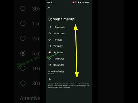 screen time out | how to change screen time in moto | how to change screen time out | screen time