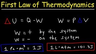 First Law of Thermodynamics, Basic Introduction, Physics Problems