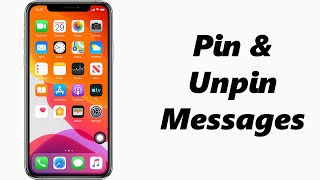 How To Pin/Unpin Text Messages On iPhone