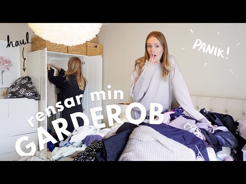 rensar ut HELA garderoben + shopping på LAGER 157