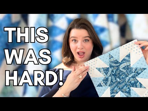 Unboxing and starting an ADVANCED quilt! | Alaska by Laundry Basket Quilts
