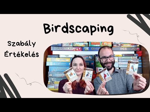 Fesztáv utazóverzió? Birdscaping társasjáték játékbemutató és szabályismertető - Társasozz Okosan!