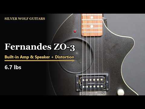 Fernandes ZO-3 "Geidassha" - Built-in Amp & Speaker + Distortion - Travel Guitar - Made in China(26A036) image 22