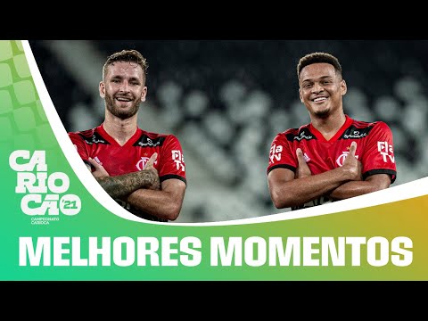 BOTAFOGO 0X2 FLAMENGO - MELHORES MOMENTOS - CARIOCÃO 2021