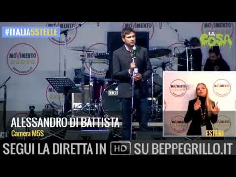 Palco Italia5Stelle - domenica 18 ottobre