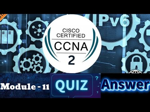 Cisco CCNA - 2 (Switching, Routing, and Wireless Essentials) - Module 11 Quiz Answers