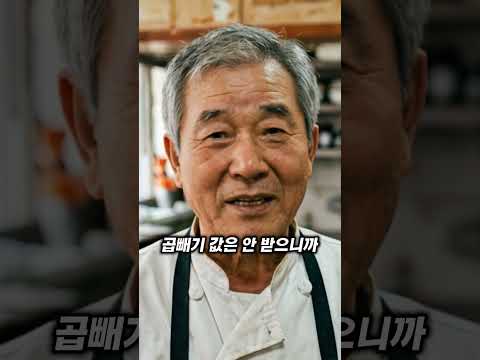 짜장면 시켰는데 곱빼기를 주는 사장님