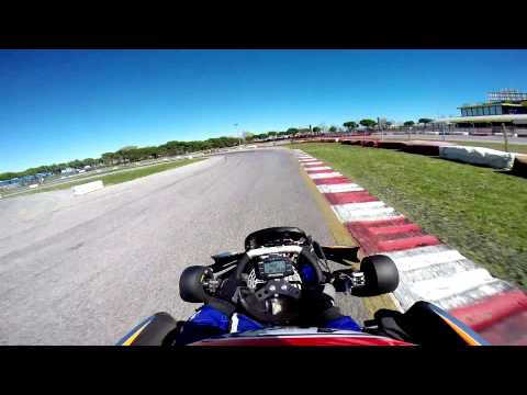 Jesolo Kart Rotax DD2 Sodi 03.04.2015 GoPro helmet cam