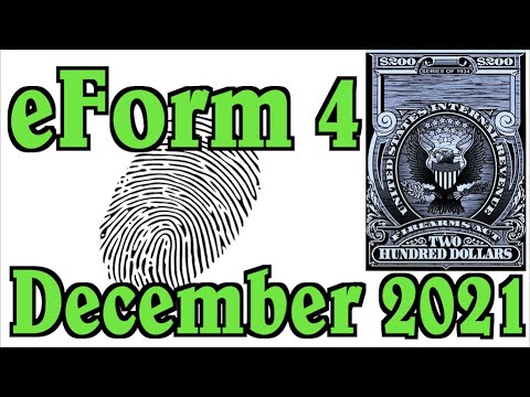 ATF Introducing eForm 4 w/ Electronic Fingerprints in December 2021