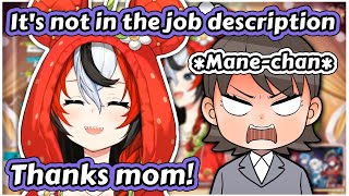 Mane-chan has a new routine because Bae keeps doing this [Hololive EN]