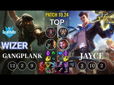 hyF Wizer Gangplank vs Jayce Top - KR Patch 10.24
