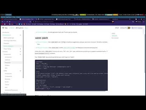 Rust + Yew + WASM + Canvas
