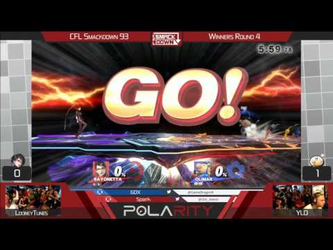 CFL Smackdown 93 WiiU - LooneyTunes (Bayonetta) vs YLD (Olimar) - Winners R4