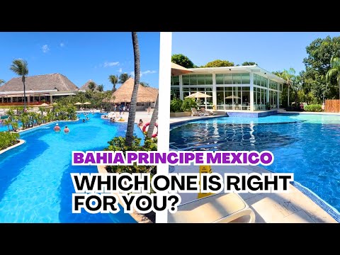 Bahia Principe AKUMAL vs TULUM vs COBA vs SIAN KA'AN - Resort Comparison |  Riveria Maya, Mexico