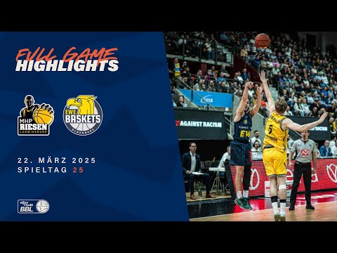 MHP RIESEN Ludwigsburg vs. EWE Baskets Oldenburg - Full Game Highlights - Spieltag 25, 2024/25