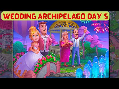 Gardenscapes: Restore Wedding Archipelago — Day 5 │Charles Stevens Garden │ Game-play Walk-through