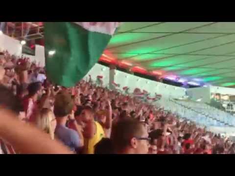 Desde que eu nasci e comemoração do gol - Fluminense 5 X 2 São Paulo - Festa das Torcidas