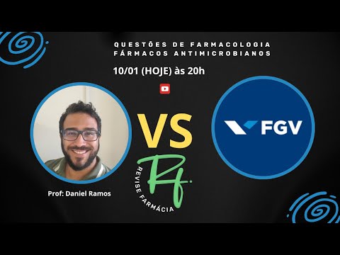Prof. Daniel Ramos - Questões de Farmacologia - Fármacos Antimicrobianos - 10/21