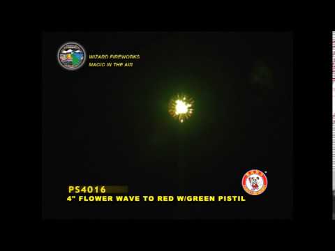 SB100WA07 - 4 INCH SHELL - WIZARD FIREWORKS - PS4016