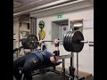 170kg dead bench press with close grip 5 reps for 5 sets,new record