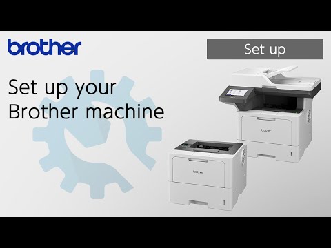 Set up your Brother machine [Brother Global Support]
