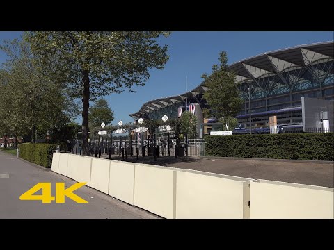 Ascot Walk: Town Centre & Racecourse【4K】
