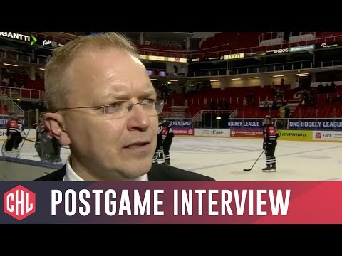 TPS Turku vs. Nottingham Panthers postgame interviews