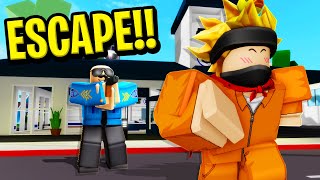 ESCAPING THE PRISON In Roblox Brookhaven RP!!