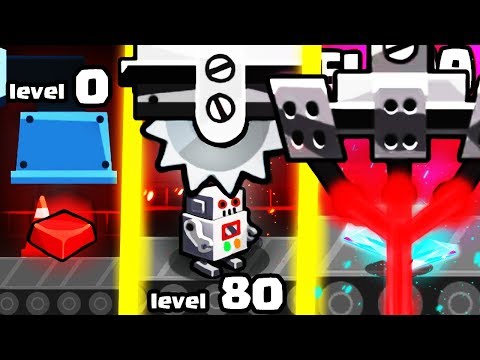 IS THIS THE HIGHEST LEVEL STRONGEST LASER MACHINE EVOLUTION? (9999+ MAX LEVEL) l Factory Inc. #4 Video