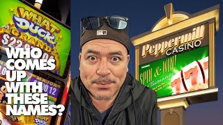 WORLDWIDE PREMIER OF WHAT THE DUCK, CRAZY NAME HUH?? #konamislots #whattheduck #peppermillreno