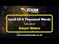 Scissor Sisters - Land Of A Thousand Words - Karaoke Version from Zoom Karaoke