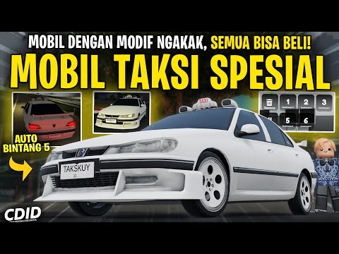 MOBIL BARU PALING UNIK DI CDID UPDATE V1.8 ! TAKSI SPESIAL - Car Driving Indonesia Roblox