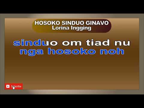 HOSOKO SINDUO GINAVO  Lorina Ingging Key C #lorinaingging #hosokosinduoginavo