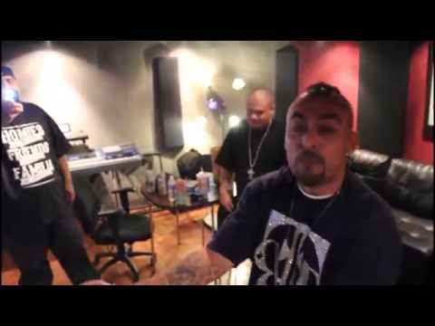 Studio freestyle in Hollywood - Thee Broke Baller, Oso Vicious, Rikee West, Khaos