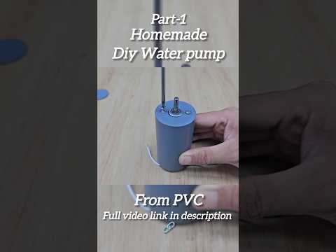 Homemade Diy Water pump from PVC | #diy #pump #waterpump #inventions #dcmotor #machine #experiment