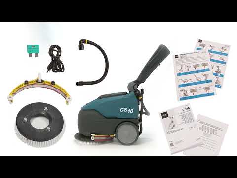 CS16 Micro Walk-Behind Floor Scrubber | How To Operate | Tennant Company