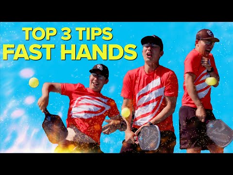 Top 3 Tips for Fast Hands (ft. ThePickleballStudio)
