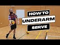 How to Underarm Serve - Your First Volleyball Serve #volleyball