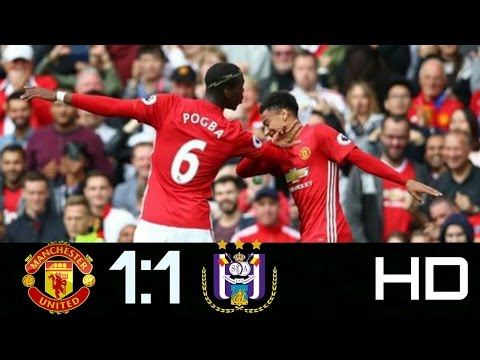 Manchester  Utd vs Anderlecht:1-1:All Goals and Highlights Europa League HD(14/4 /2017)
